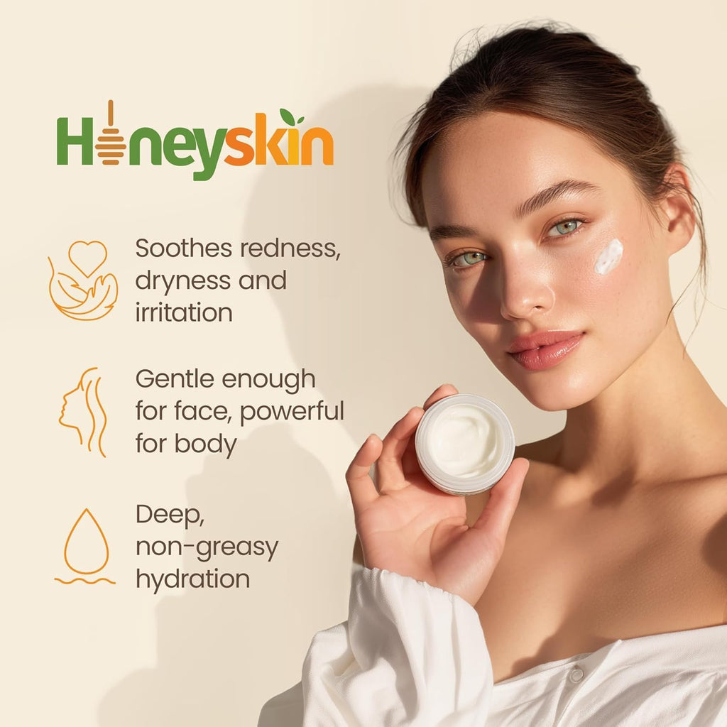 Face Moisturizer and Body Lotion - Hydrating Face Cream with Aloe Vera and Coconut Oil - Moisturizing Lotion for Dry Skin and Wrinkle Cream for Face, Eczema, and Rosacea Relief - Watermelon (4oz)