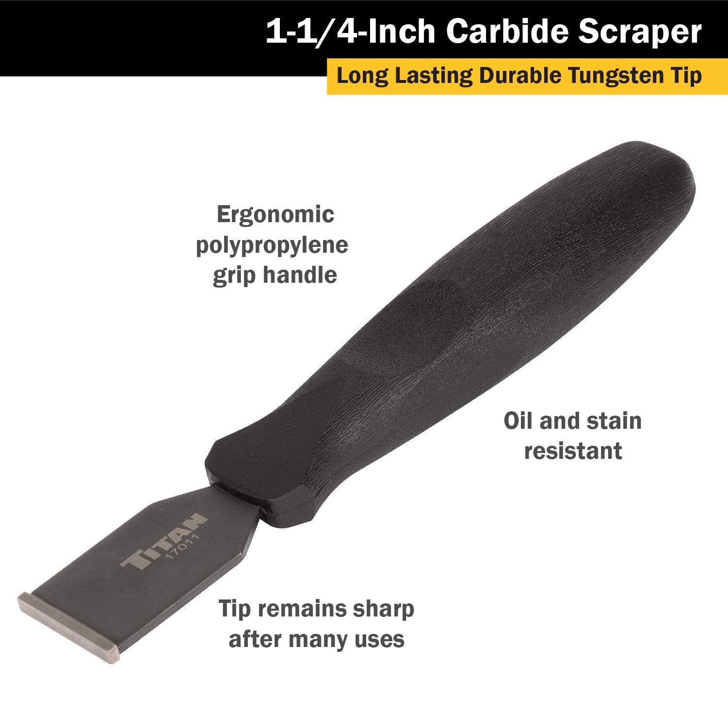 Titan 17011 1-1/4-Inch Carbide Scraper