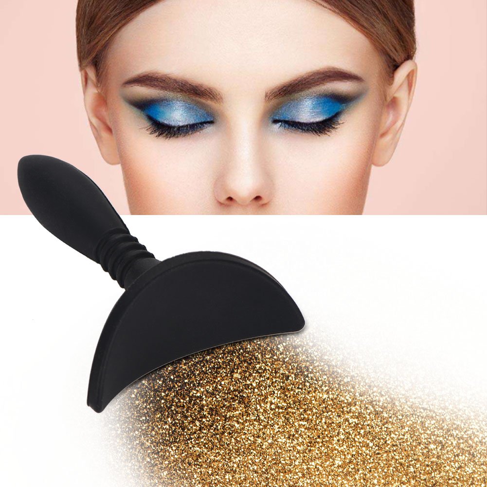 Silicone Eyeshadow Stamp Crease Applicator, Reusable Flexible Eye Shadow Tool for Smokey & Makeup, Easy Makeup Stencil for Beginners, Party Wedding Daily Use