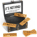 Skiennix White Elephant Gifts - Funny Pirate Chest with 10 Golden Nothing | Unique Holiday Gag Gift for Men & Women