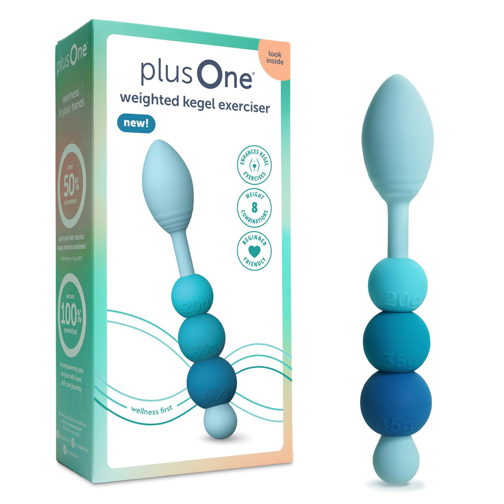 plusOne Kegel Trainer, Pelvic Floor Exercises