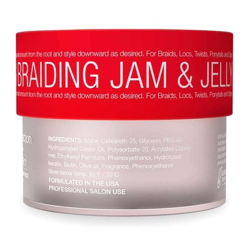 Lux Collection Braiding Gel & Braid Sealer for Box Braids - Braid Lux Gel for Braids, Locs & Twists with Castor Oil & Biotin, Non-Flaking, High Shine, 32 Ounce, Original