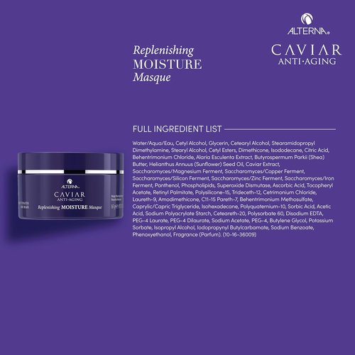 Alterna CAVIAR Anti-Aging Hair Masque - Replenishes Dry, Coarse, Damaged Hair | Sulfate-Free Formula