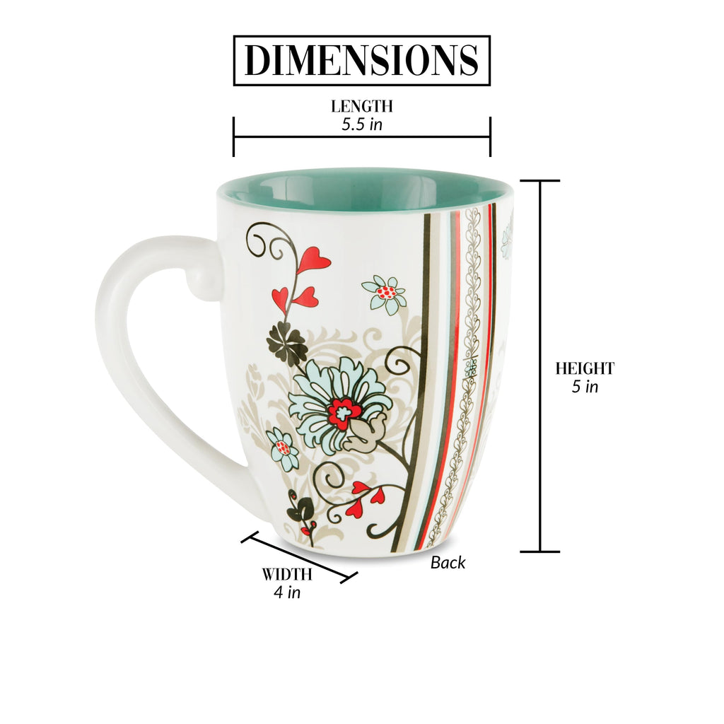 Pavilion Coffee Mugs - Mark My Words Retirement Mug with "Retirement, It's Your Time To Enjoy" Text Design - Ceramic Coffee Cup for Friends, Microwave & Dishwasher Compatible - Multicolor, 20 oz