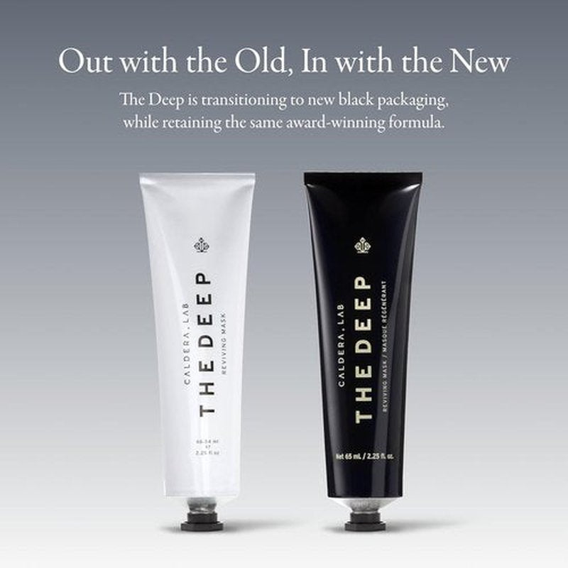 Caldera + Lab The Deep | Men's Organic Hydrating Clay Face Mask – Vegan, Natural & Antioxidant Skincare for All Skin Types