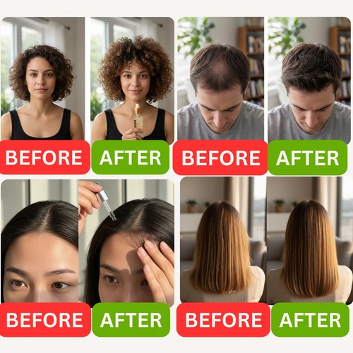 Revatology Hair Thickening Serum - Leave-In Treatment for Thinning Hair & Scalp Care | 30 Botanicals with Rosemary & Biotin