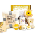 Get Well Gifts for Women After Surgery 10pc Gift Baskets — The Perfect Care Package. This Feel Better post surgery recovery gifts for women is a thoughtful self-care package for Mom, Her.