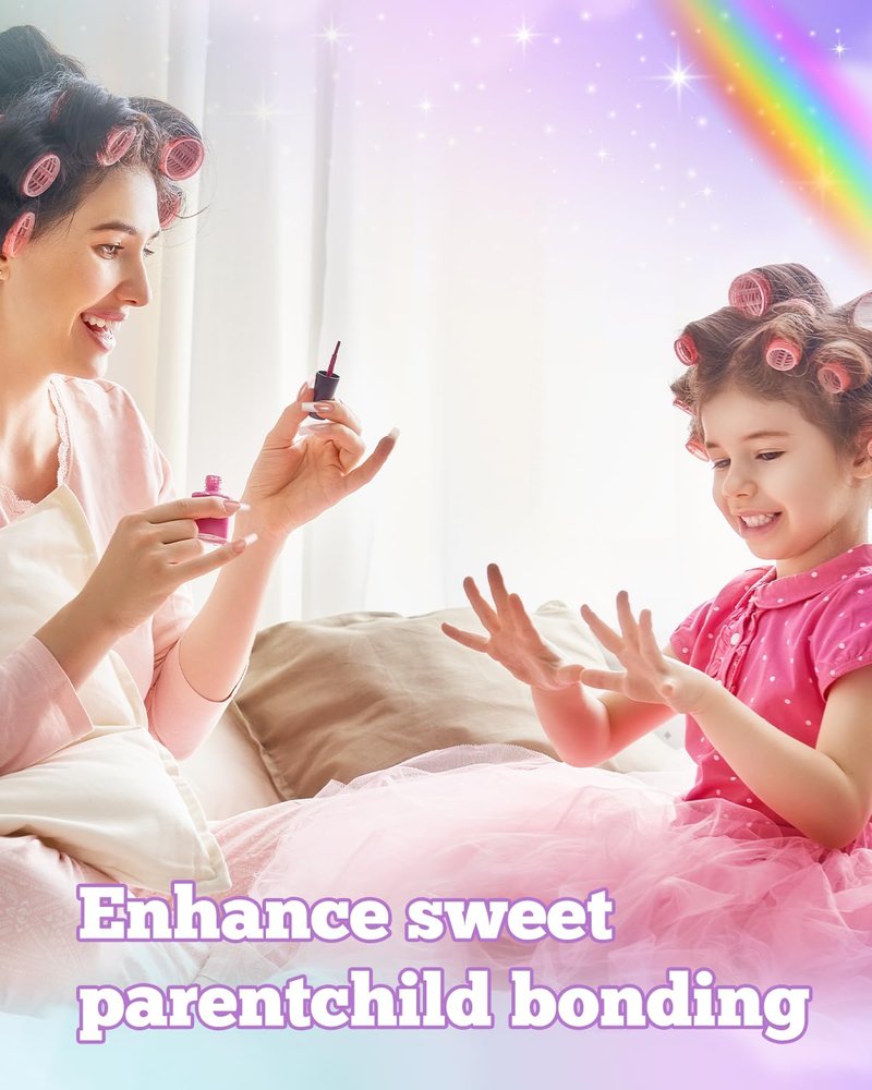 krofaue Kids Nail Tips with Handle - 240Pcs Soft Gel Press on Nails for Girls & Children for Easy DIY Nail Tips Art, 12 Sizes Fingernail Decoration (4-8 years old)