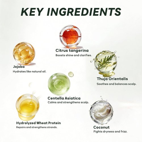 Skiennix Gentle Hydrating Shampoo - Sulfate & Silicone Free for Sensitive Skin | Vegan Bond Repair for Dry, Color-Treated Hair