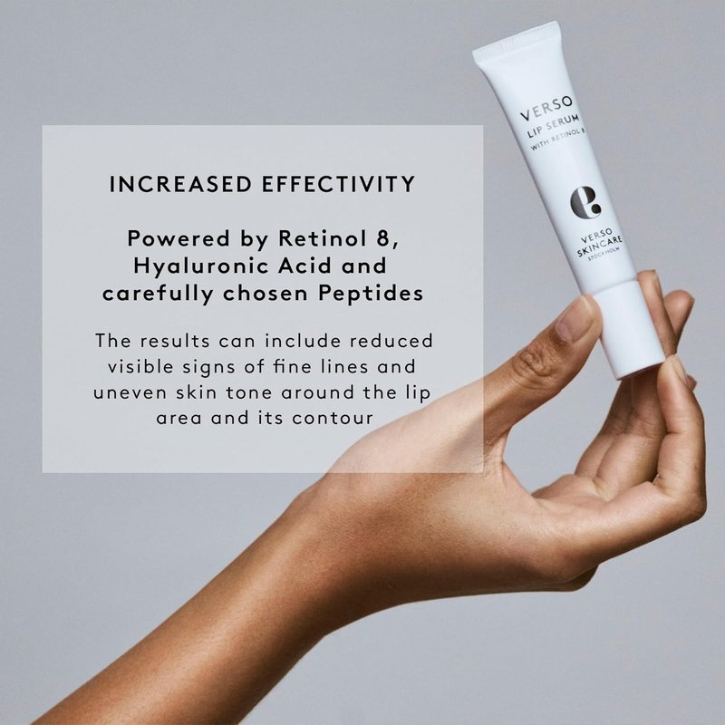 Verso Lip Serum - Hydrating & Nourishing Formula | 0.5 Fl Oz for Soft, Plump Lips