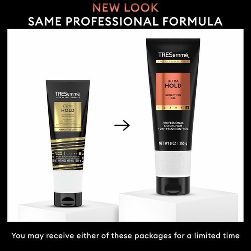TRESemmé Ultra Hold Gel - 24-Hour Frizz Control with Pro Lock Technology | 9 oz