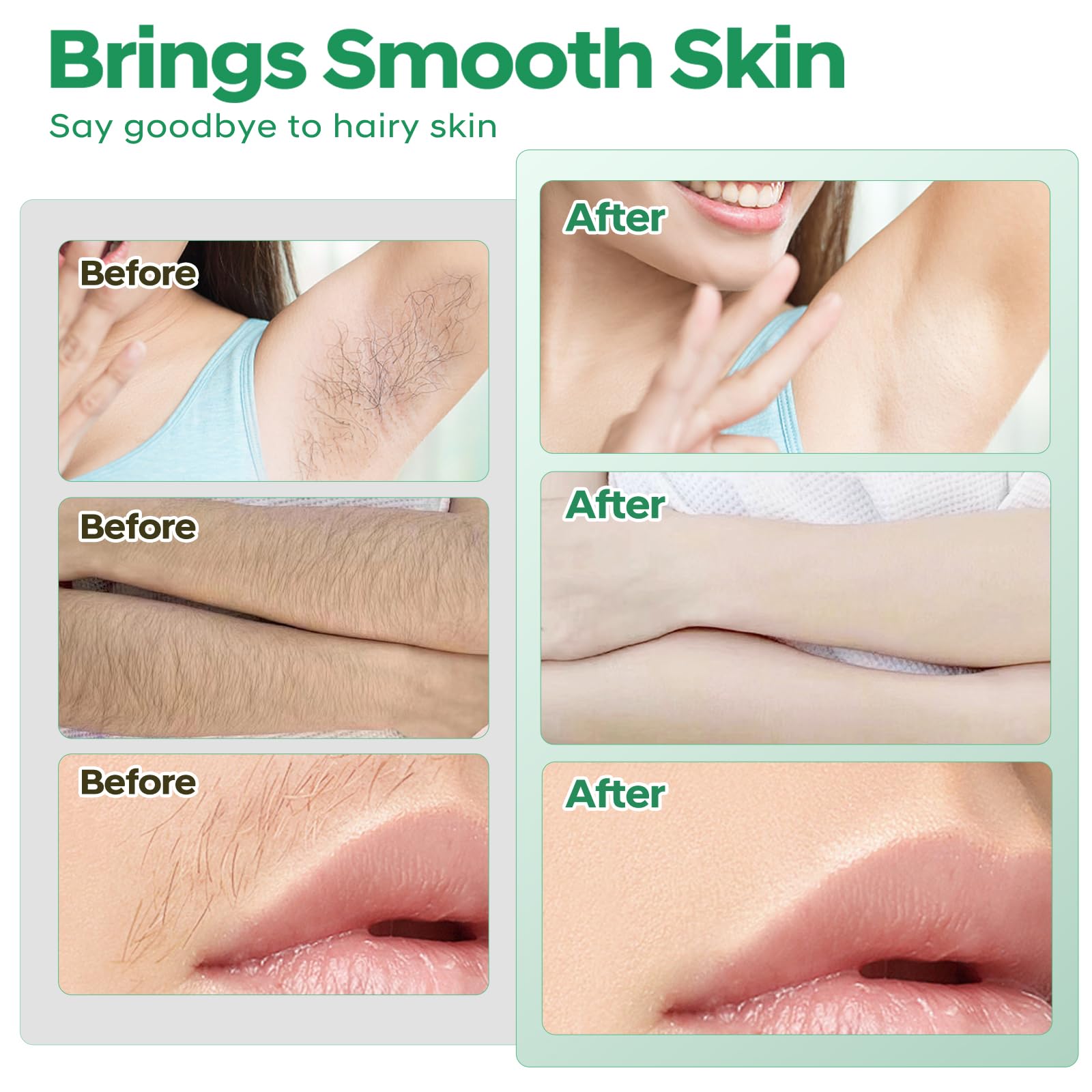 Wax Strips Body for Hair Removal – No Heat Body Waxing Strips for Legs, Arms, Underarms & Bikini Line | Large Wax Strips Body, Cut to Size | At-Home Waxing Solution | 18 Count & 5Calming Oil Wipes