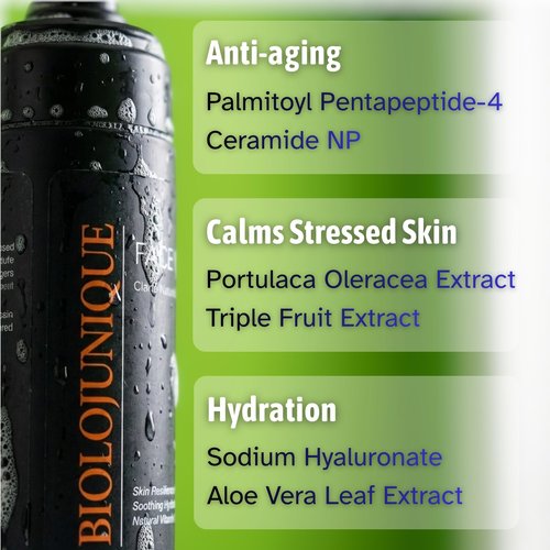 BIOLOJUNIQUE Men’s Face Wash: Instant Foaming Facial Cleanser for Mature Skin. K-Beauty Formula with Botanical Elements for Dry Skin. Hydrating & Anti-Aging Peptides + Ceramides. 5.07 fl oz (150ml).