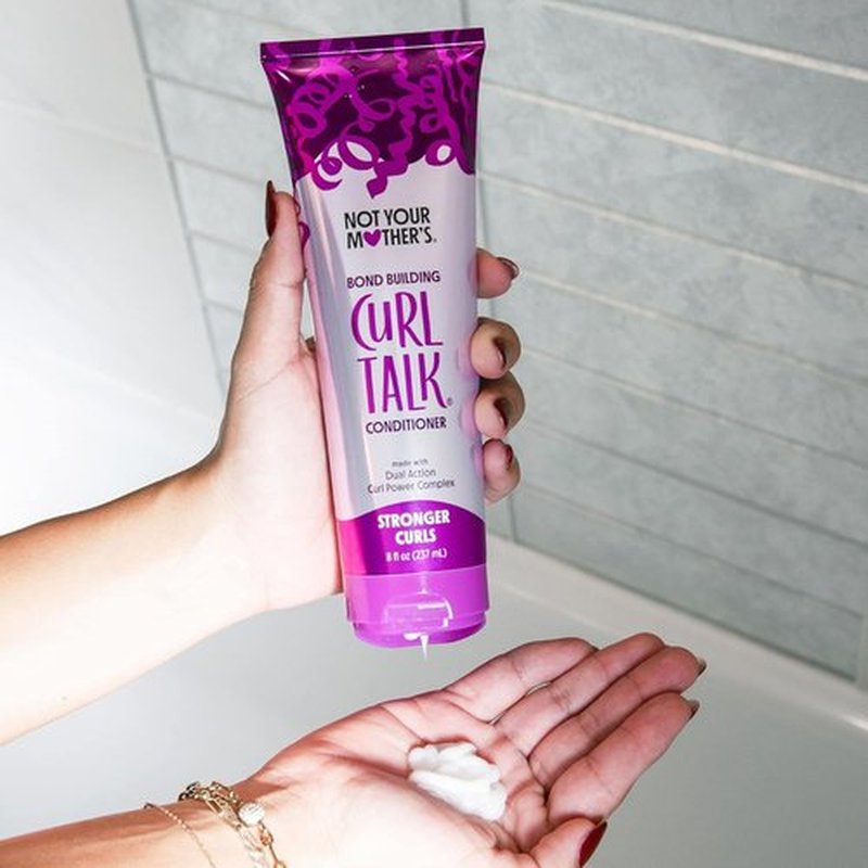 Not Your Mother's Curl Talk Shampoo & Conditioner Set - Bond Building for Curly Hair - 8 fl oz (2-Pack)