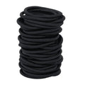 Ayogost Black Hair Ties No Damage 180Pcs Ouchless Elastics Hair Bands Ponytail Holders Rubber Bands Bull Pack For Women Girls or Men
