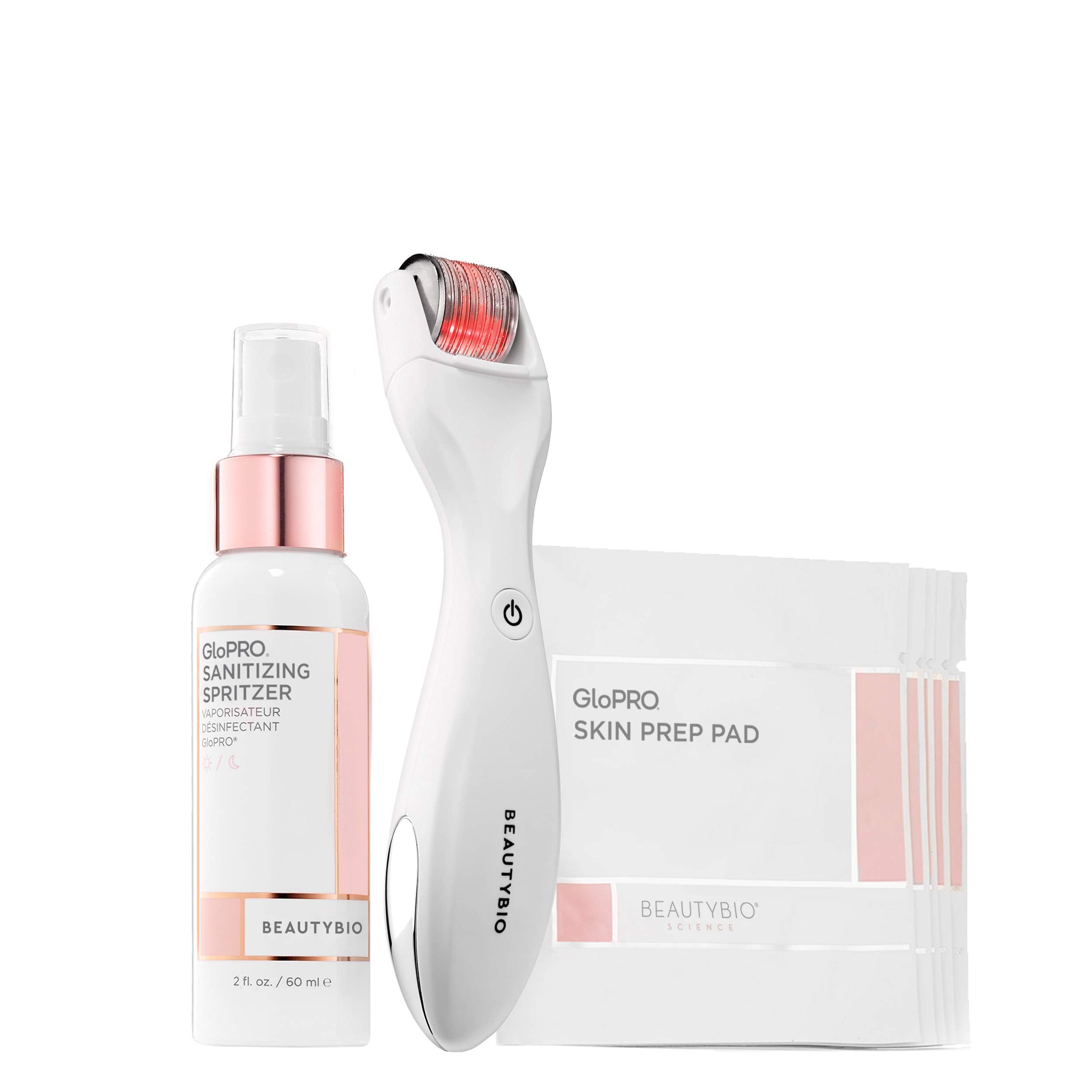 BeautyBio GloPRO Skin Firming and Smoothing At-Home Microneedling Tool & Attachment Heads