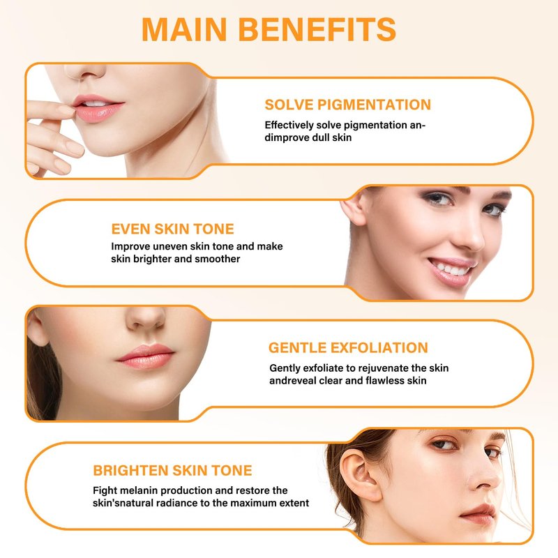 YOSEGOOTER Kojic Acid Soap 4 Packs 14oz,Turmeric Soap, Dark Spot Remover for face and body with Vitamin C, Retinol, Collagen, Original Japanese Complex - Vitamin E, Shea Butter, Castile Olive Oil