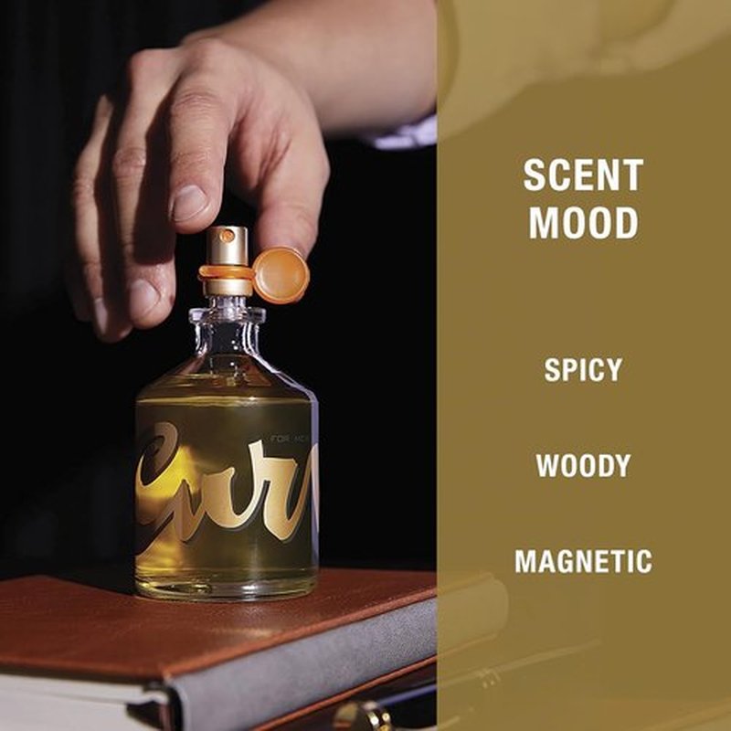 Curve for Men Cologne Spray - Spicy Woody Magnetic Scent for All-Day Wear | 4.2 fl oz