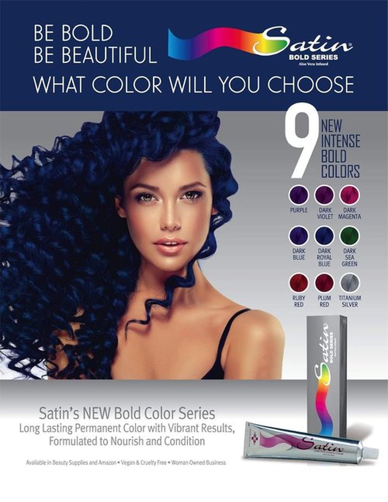 Skiennix Satin Hair Dye - Bold Dark Magenta | Long-Lasting Permanent & Semi-Permanent | Vegan & Cruelty-Free