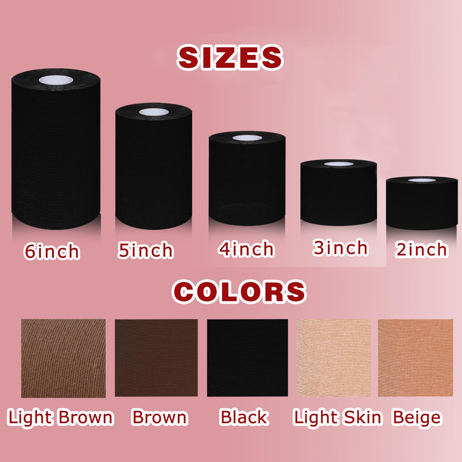BEWTEIM Adhesive Boob Tape, Boobytape for Breast Lift
