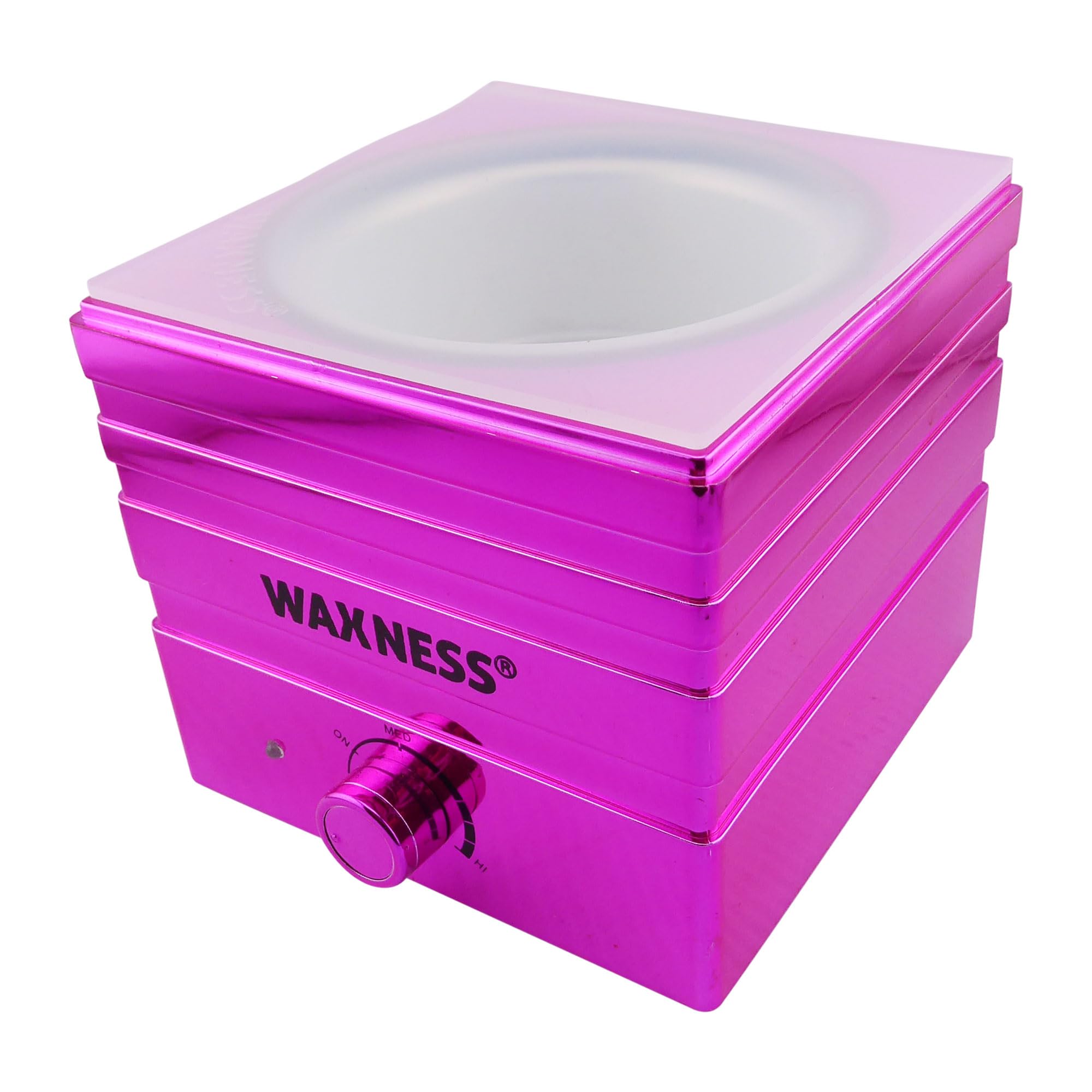 Waxness Non-Stick Silicone Bowl Insert for Wax Warmers – White, Fits Mini W-CUBE 5oz Warmers, Easy Clean Flexible Wax Pot Liner for Professional Use