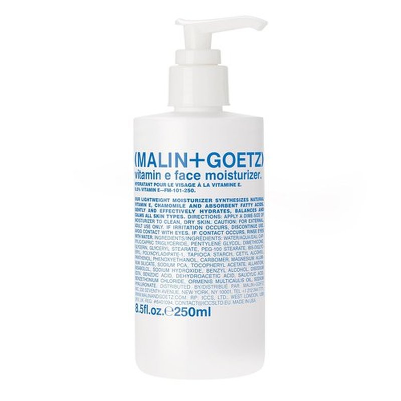 MALIN+GOETZ Vitamin E Face Moisturizer - Lightweight Hydrating Cream for All Skin Types | Fragrance-Free, Vegan | 4 Fl Oz & 8.5 Fl Oz