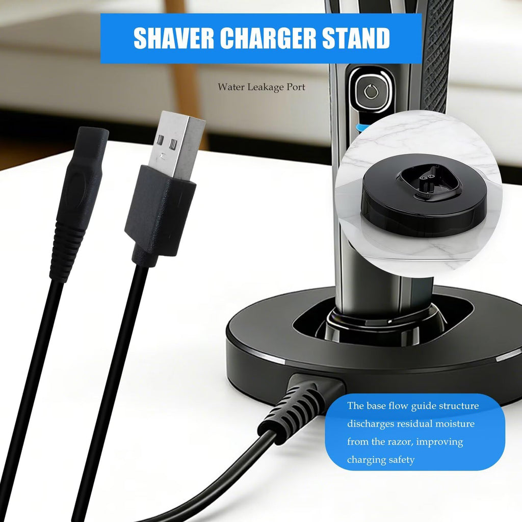 RGNEIN Charger Stand for P-hilips Norelco Shavers - Compatible for Series 9000/8000/7000/5000 Models S5887/83 S7885/85 S7886/84