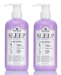 Pure Relief Lavender Sleep Body Lotion Shea Butter + Coconut Oil Body Cream Skin Care Moisturizer To Promote Better Rest W/Natural Soothing Herbal Extracts, Aromatherapy Night Cream, 16 Oz (2-Pack)