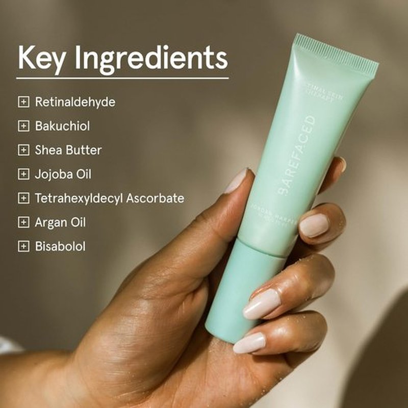 Barefaced Retinal Skin Therapy Serum - Firming Retinaldehyde & Bakuchiol, 30ml | Reduces Fine Lines & Improves Skin Tone