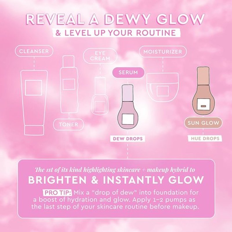 Glow Recipe Watermelon Niacinamide Dew Drops - Hydrating Face Serum & Primer | Travel Size 15ml