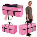 WORKPRO 2-Pack 66 Gallon Extra Large Moving Bag with Zipper & Carry Handles