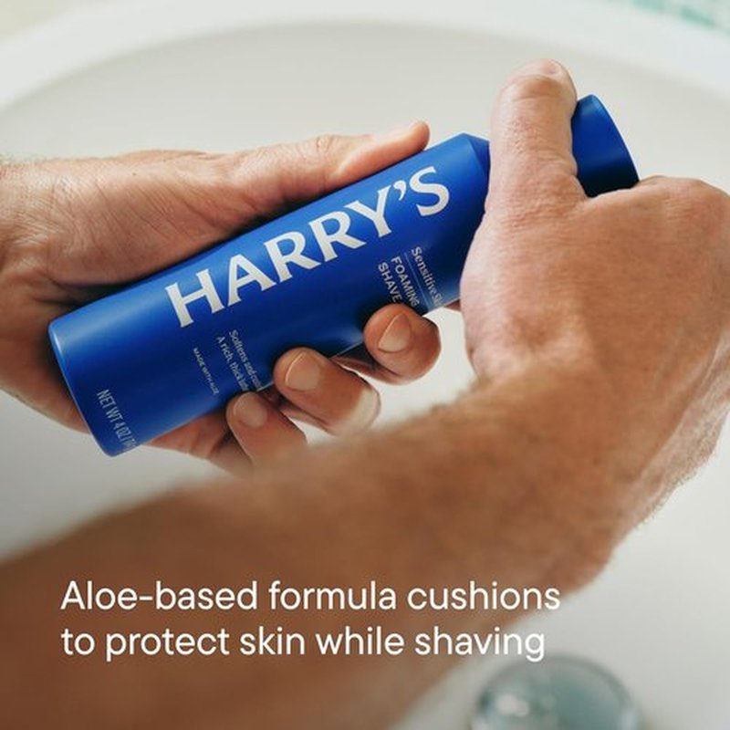 Harry's Foaming Shave Gel for Men - Aloe Infused, Soothing Formula - 3 Pack, 6.7oz Each