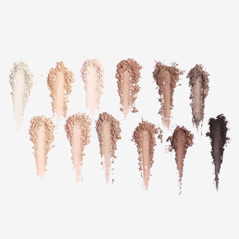 W7 Mighty Mattes Eyeshadow Palette - 12 Long-Lasting Matte Nude Shades for Flawless Makeup