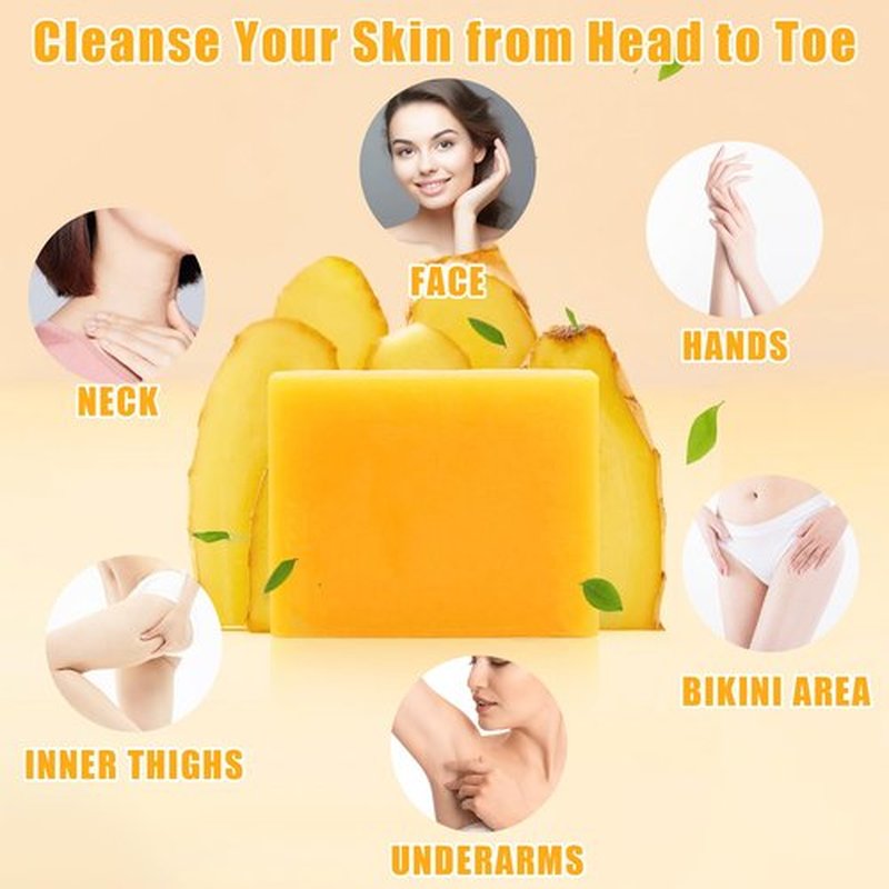 3 Pack Turmeric Soap Bar Turmeric Facial Cleanser for Face & Body, Turmeric Face Wash Turmeric Foaming Cleanser Turmeric Wash Facial Cleanser, Turmeric Bar *2 Turmeric Facial Cleanser 5.28 Fl.Oz