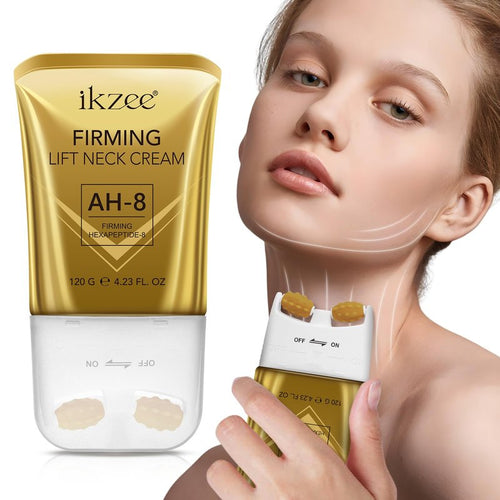 1Pcs Neck Roller Cream, Firming Skin, Reduces Neck Lines, Moisturizes, Improves Elasticity, Anti-Aging, Suitable for Both Men and Women(4.23Fl.oz)