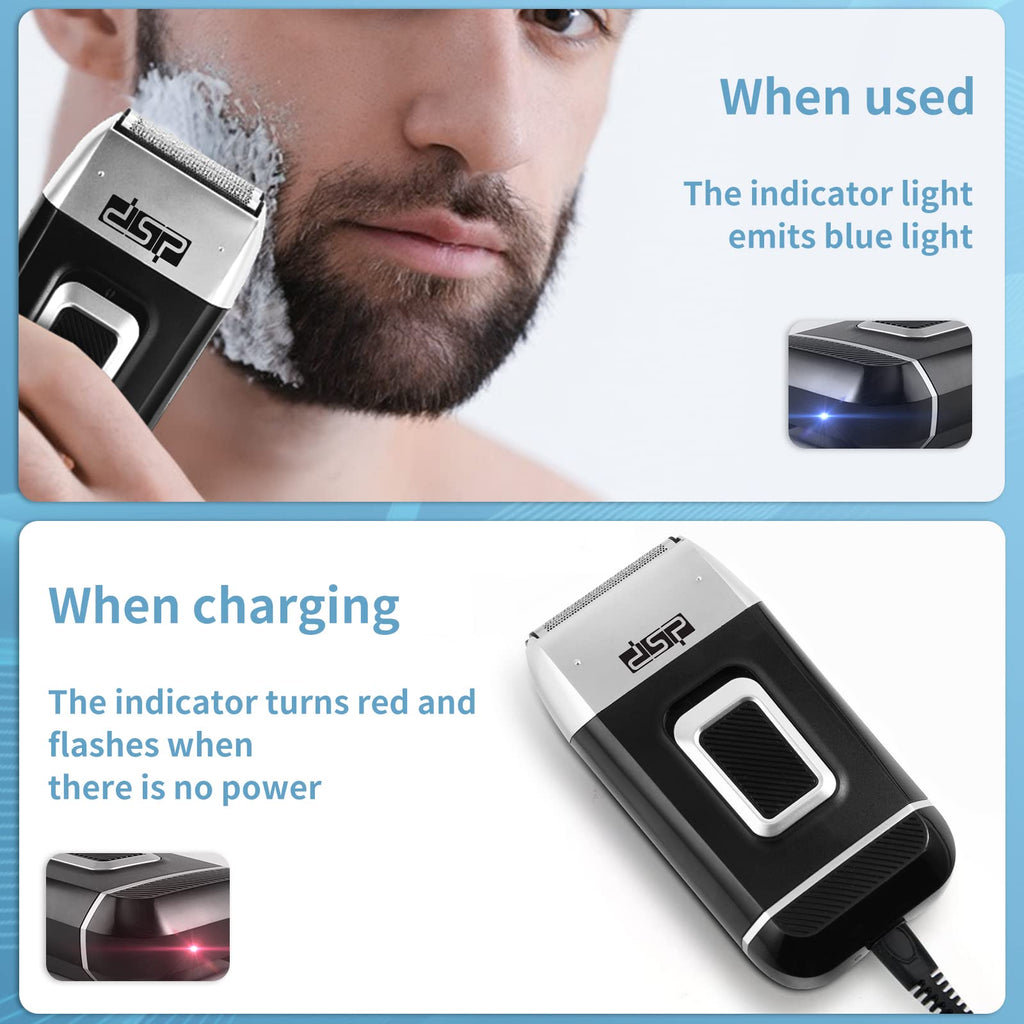 DSP Bald Shaver for Men, Cordless Rechargeable Waterproof