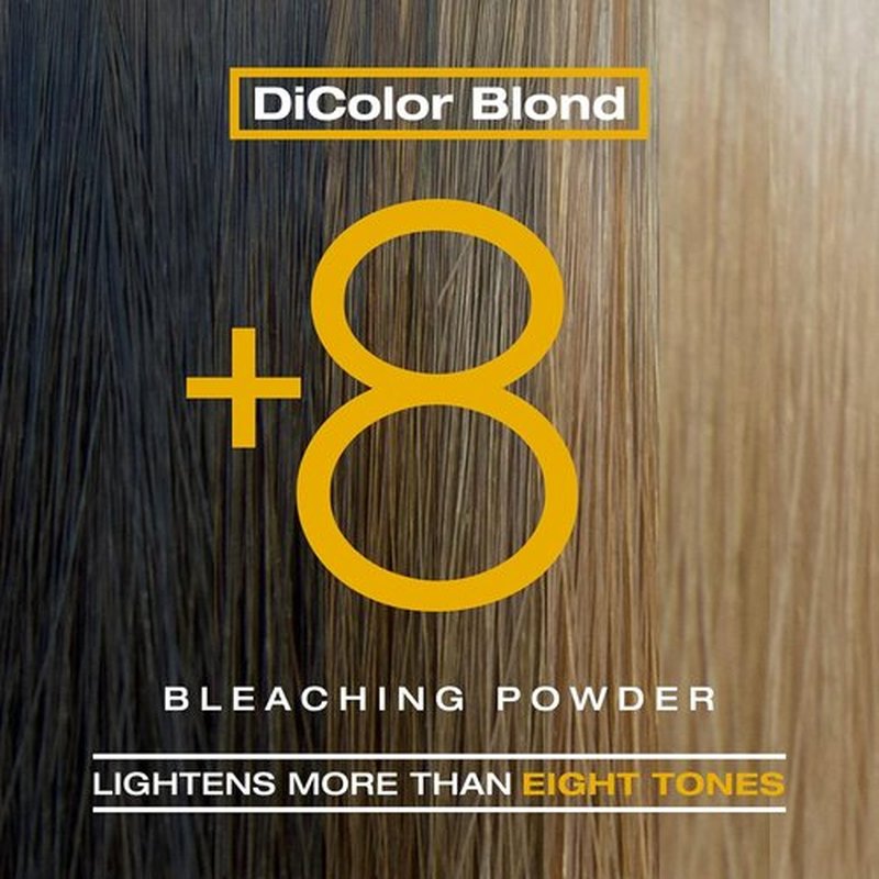 NK Professional Care DiColor Blonde - Bleaching Powder | Lightens Hair Up to 8 Shades | 180g