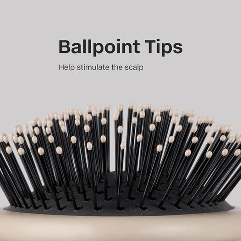 Paul Mitchell Detangling Hair Brush - Effortlessly Detangles All Hair Types | Eco-Friendly Taupe Design