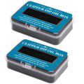 2Pcs Electric Shaver Oil Box – Professional Hair Trimmer Lubricant Sponge for Home, Salon & Barber Use – Portable Clipper Dip Oil Box for Hair Styling