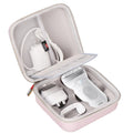 FBLFOBELI EVA Hard Case Compatible with Braun Silk-épil 7 SE7-041/SE7-141/Silk-épil 5 5-620/5 SE5-230/Silk-épil 9 9-890/9 9-880/9 9-720 Epilator Facial Hair Removal (Rose Gold)