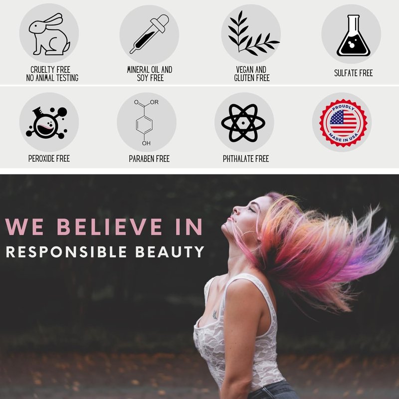 Watercolors | Ice Whip Anti-Yellow Leave-In Conditioning Foam Mousse - Violet Purple for Blonde & Gray Hair, 6.5 oz