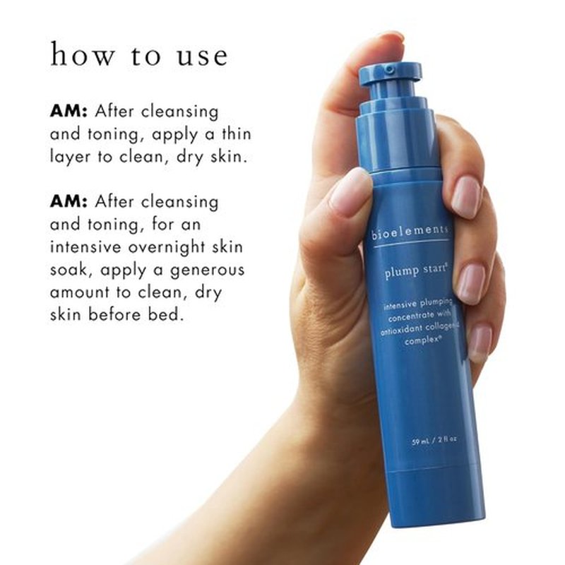 Bioelements Plump Start Skin Plumping Serum - 2 fl oz | Boost Fullness & Smooth Fine Lines - Vegan & Gluten Free