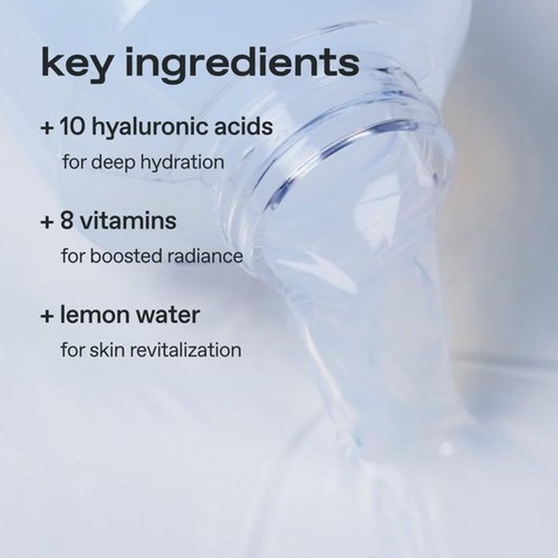 glow lemon vitamin toner | hydrating with hyaluronic acid | mild exfoliation | jeju lemon water for refreshing deep‑moisture | highly absorbent formula | cruelty‑free | 10 fl oz