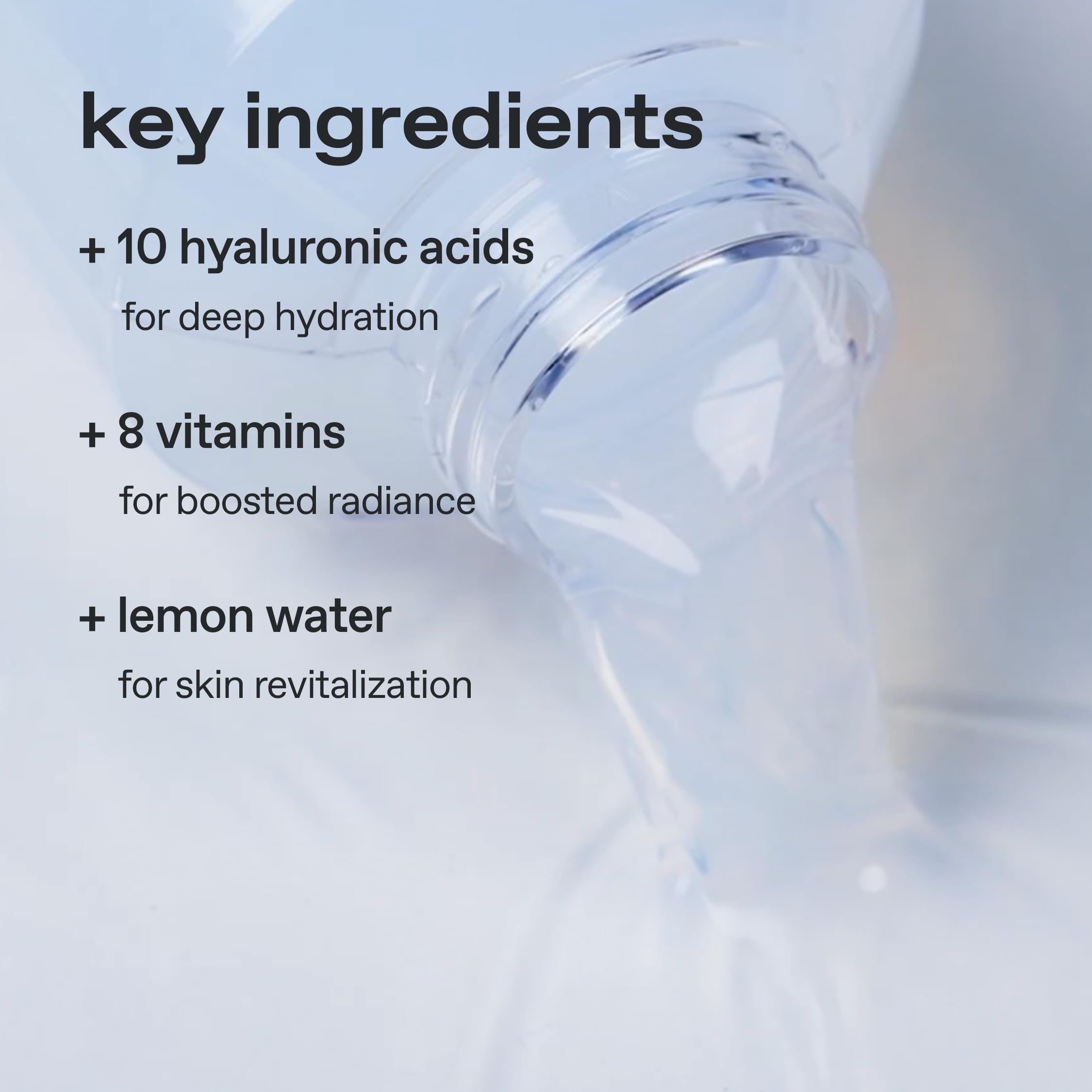 glow mini Lemon Vitamin Toner, Hydrating with hyaluronic Acid, mild Exfoliation, Jeju Lemon Water for Refreshing deep‑Moisture, Highly Absorbent Formula, Cruelty‑Free, 1 fl oz