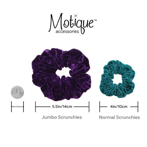 Jumbo Velvet Scrunchy (Taupe)