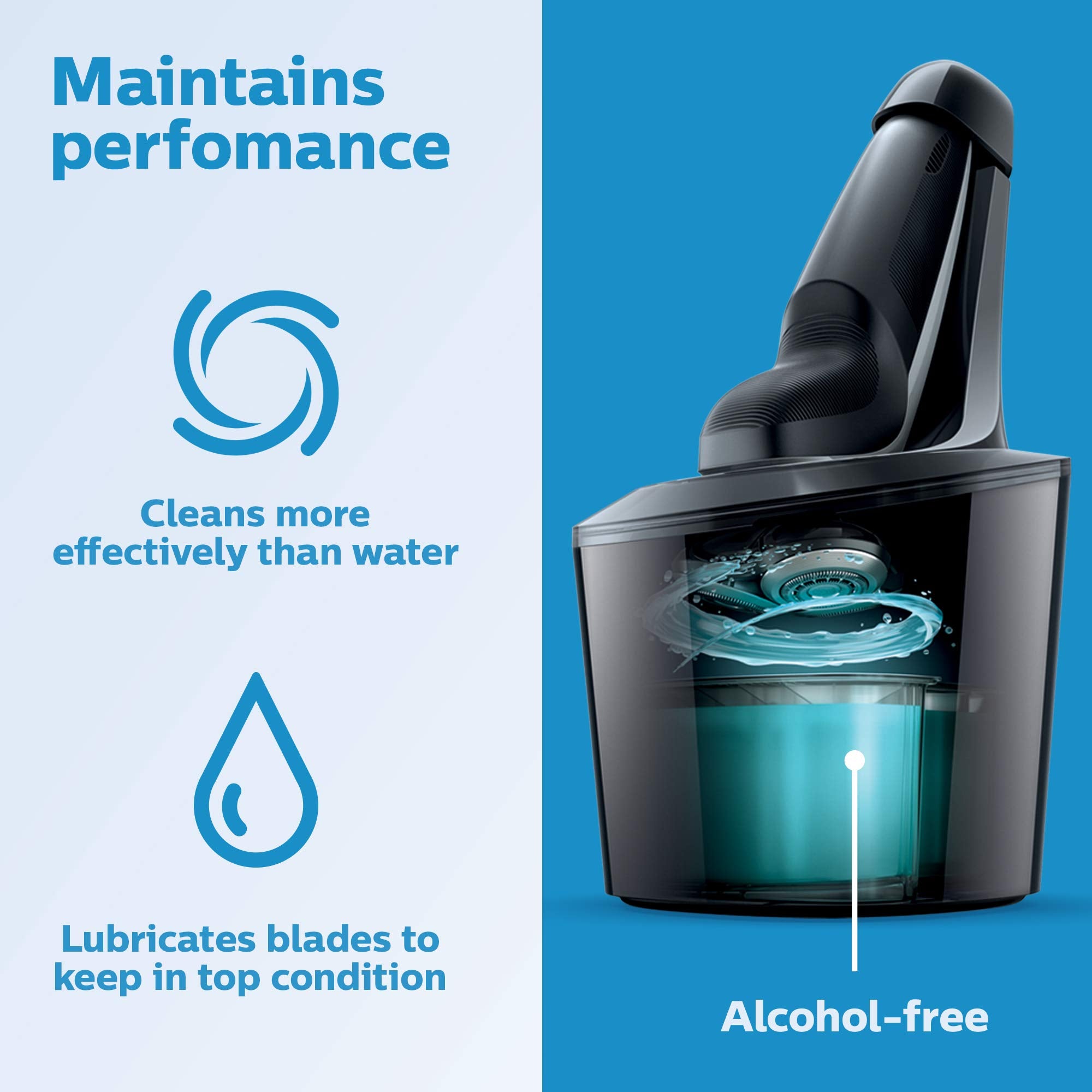 Philips Norelco Cleaning Cartridges for SmartClean System, 2 Count, JC302/52