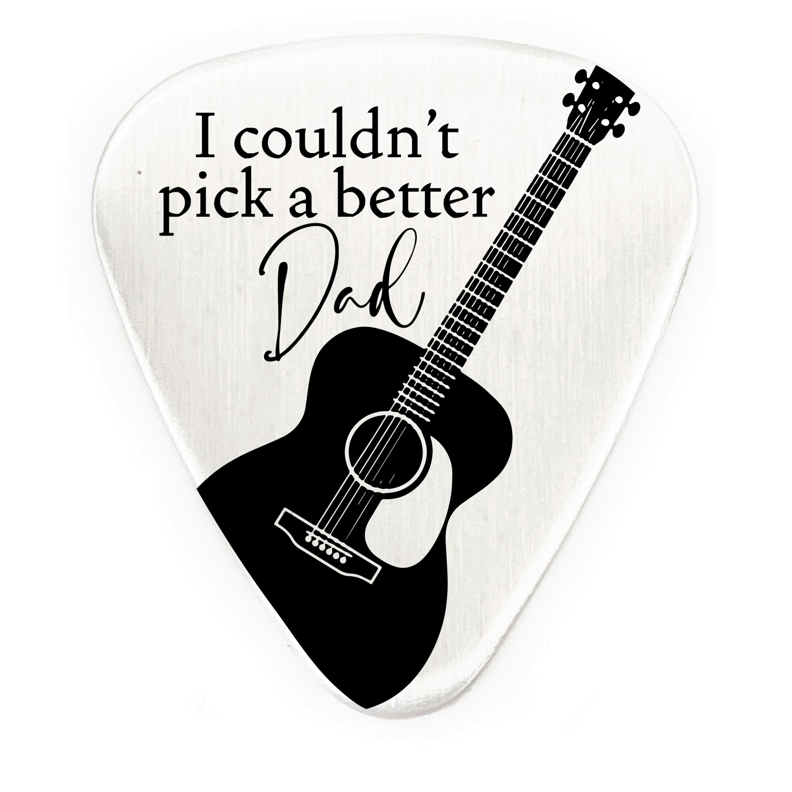 SM Design for Dad 1st Father's Day Guitar Pick Couldn't Pick A Better Dad Guitar Pick for Dad Gift Birthday Gift for Dad Stocking Stuffer for Dad (Dad)