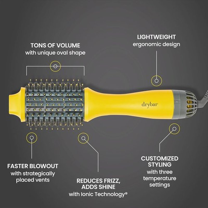 Drybar Blow-Dryer Shot Collection - Faster Blowouts with Volume & Less Frizz | Choose Your Barrel Size
