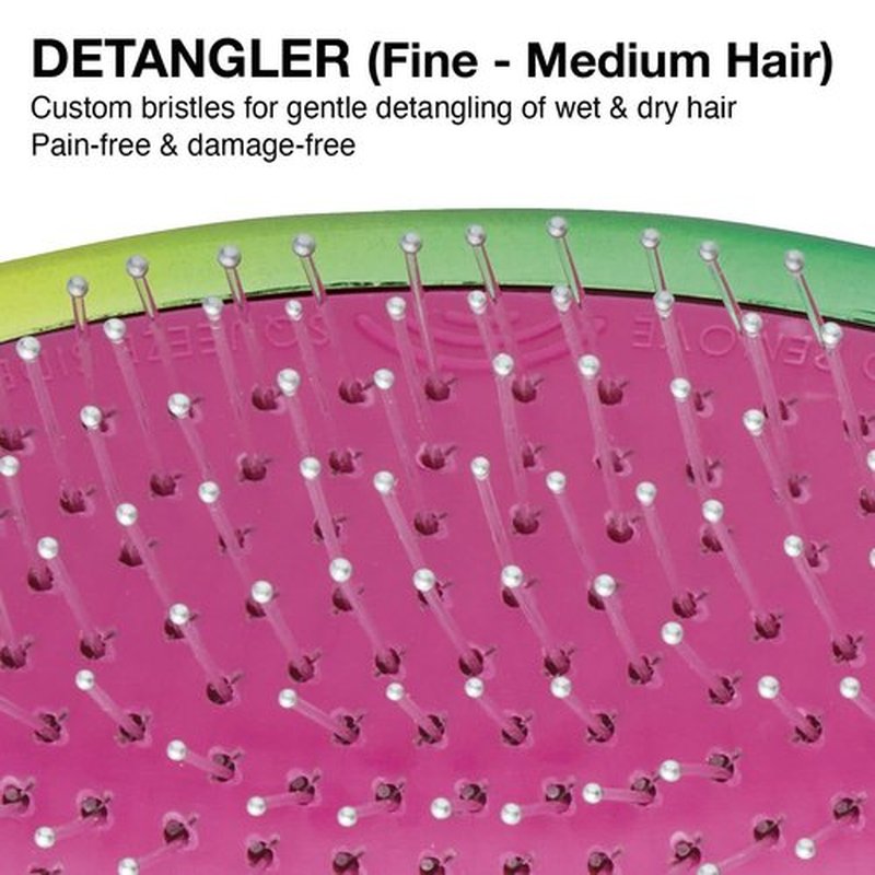 Olivia Garden Aurora Detangler Brush - Effortlessly Detangles Wet & Dry Fine to Medium Hair | Aurora Rainbow