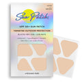 Sun Patch, Reusable Sunblock Patches for Nose, 100% Silicone Sunscreen Nose Patches for UV Protection, Face Stickers with UPF 50, 1 Pack/4 Pairs